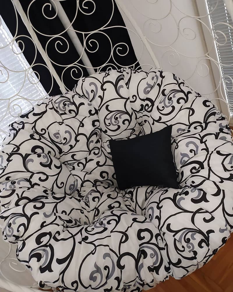 Jastuk Za Jaje Baštensku Ljuljašku - 120 cm - White Ornament