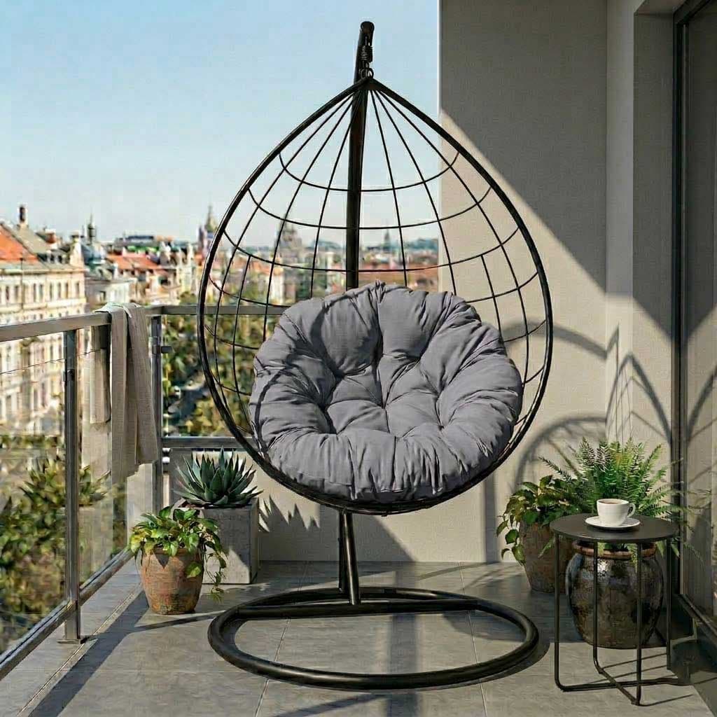 Jastuk Za Jaje Baštensku Ljuljašku 120 cm Grey