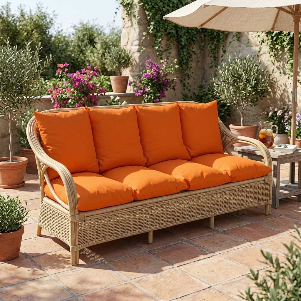 Jastuk Za BaštenskI Trosed 150 x 50 x 50 cm ORANGE