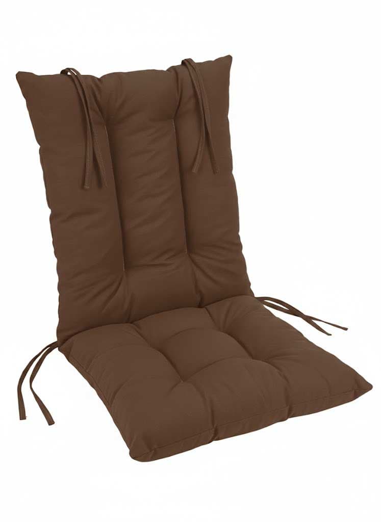 Jastuk Za Stolicu Sa Naslonom 1 kom. 50 x 100 cm BROWN