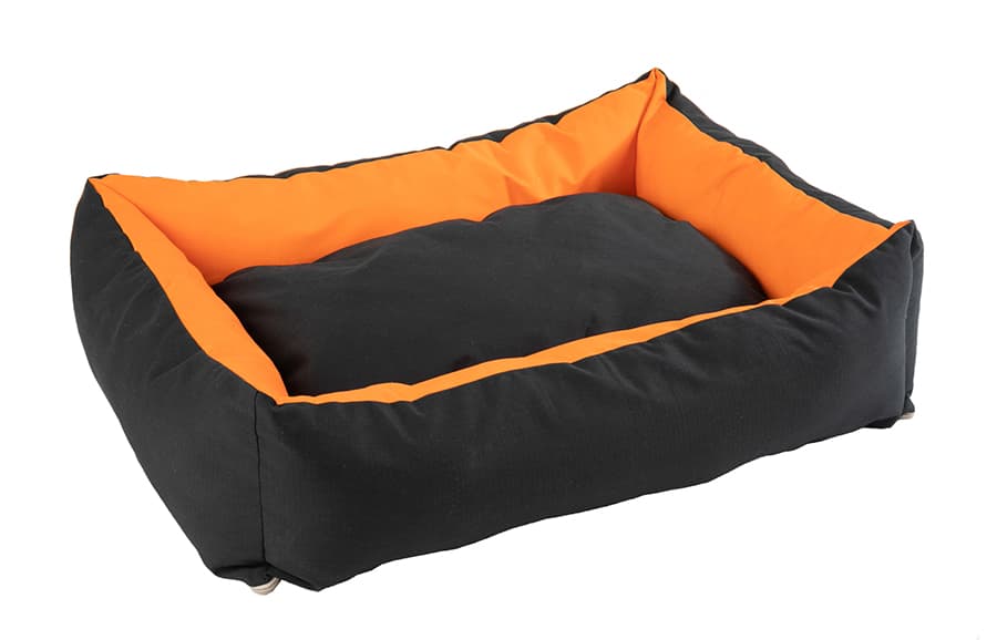 Pet Line Krevet za pse Square Black-Orange 65cm 26-2