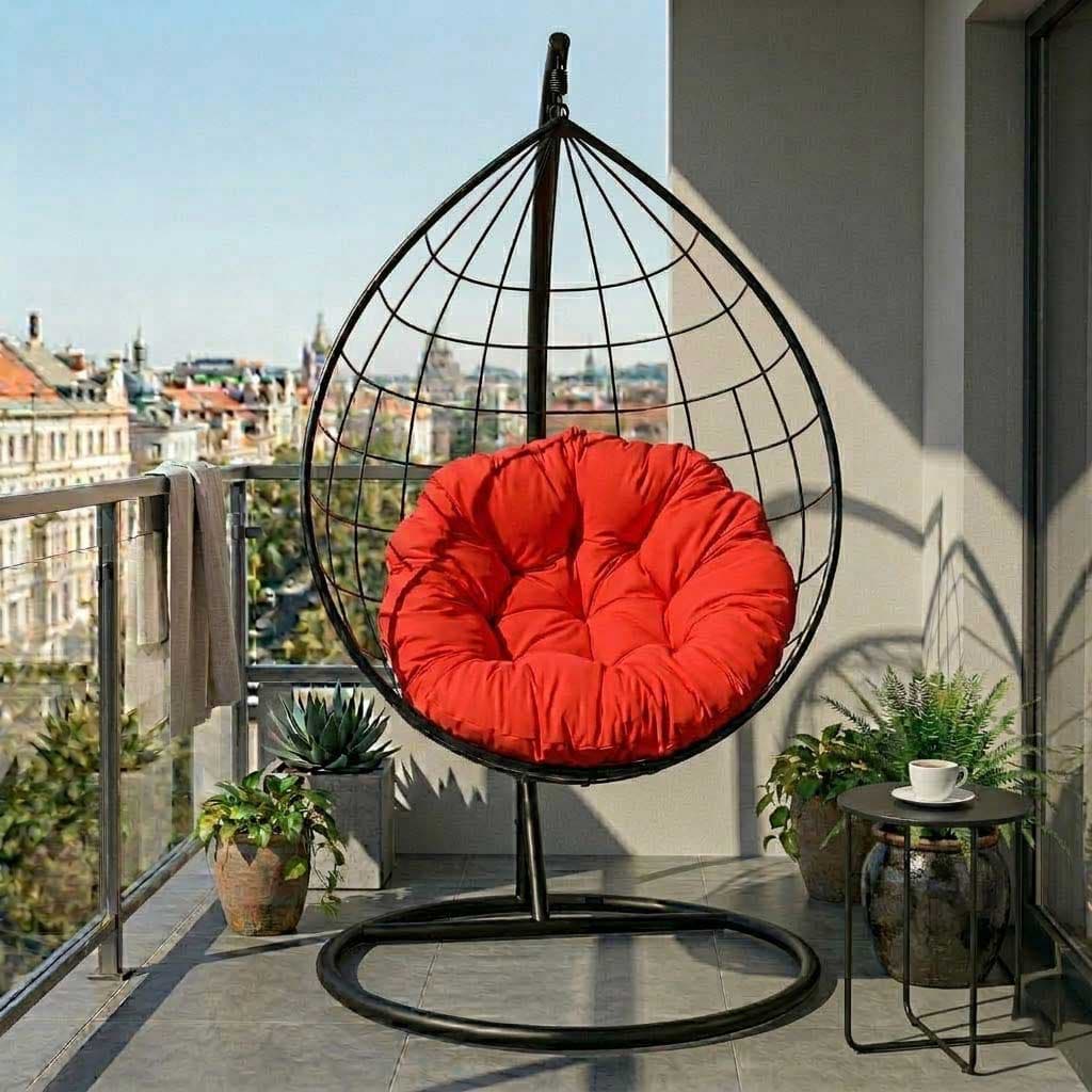 Jastuk Za Jaje Baštensku Ljuljašku - 120 cm - Red