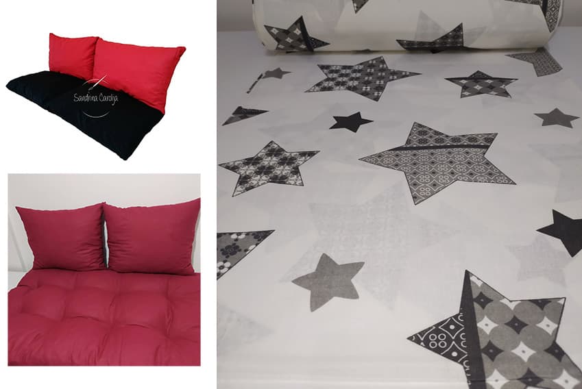 Jastuci za garniture od paleta - 100 x 50 x 50 cm - Stars 