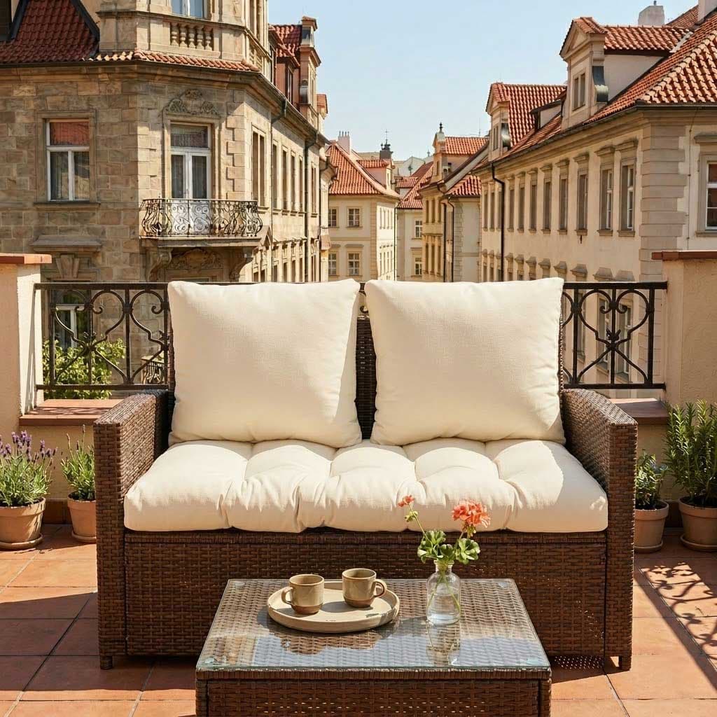 Jastuci za dvosed - 100 x 50 x 50 cm - Beige