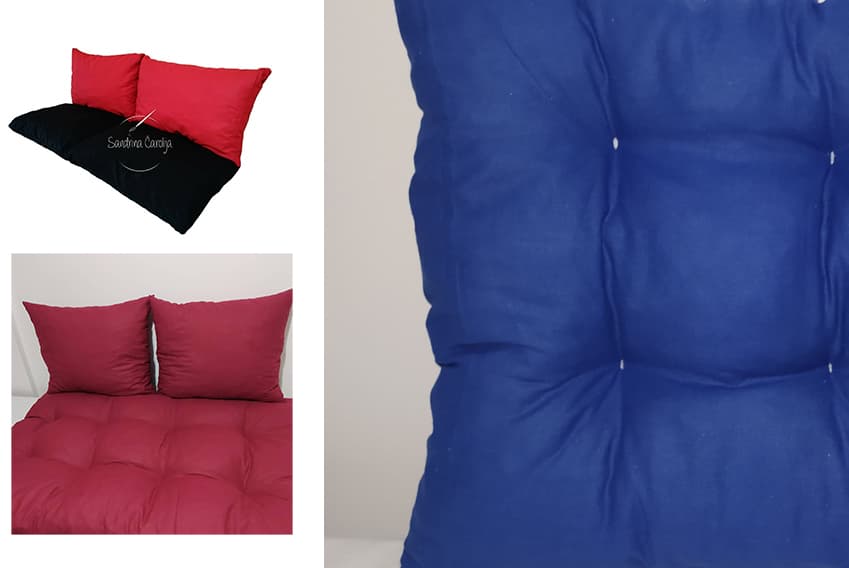 Jastuci za garniture od paleta - 100 x 50 x 50 cm - Blue