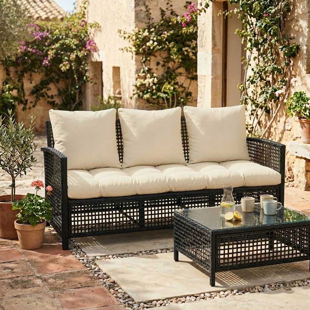 Jastuci za trosed - 160 x 50 x 50 cm - Beige