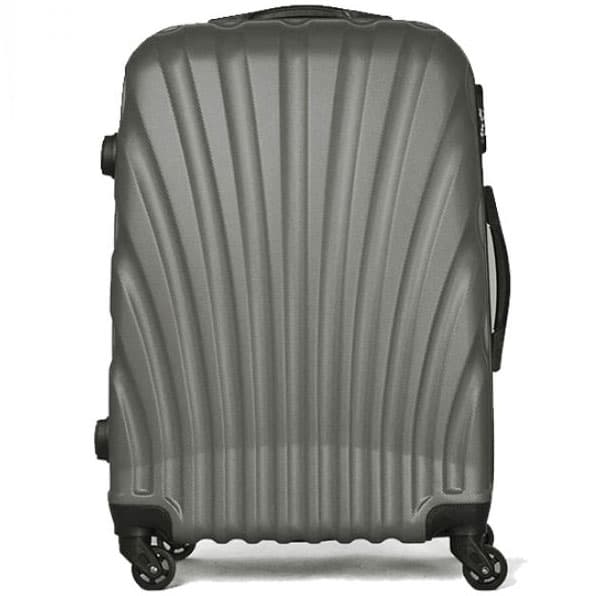 Veliki čvrsti ABS kofer za putovanje 70 cm sivi