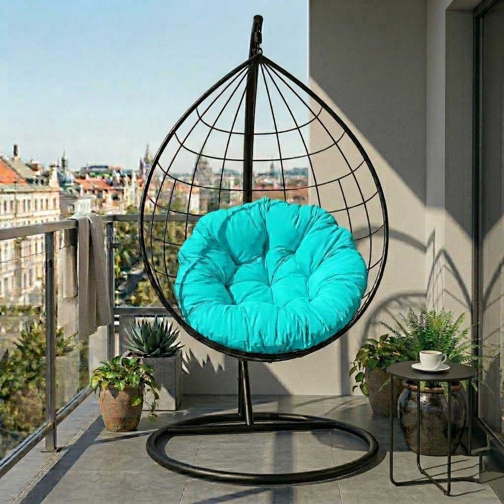 Jastuk Za Gnezdo Baštensku Ljuljašku 140 cm Turquoise