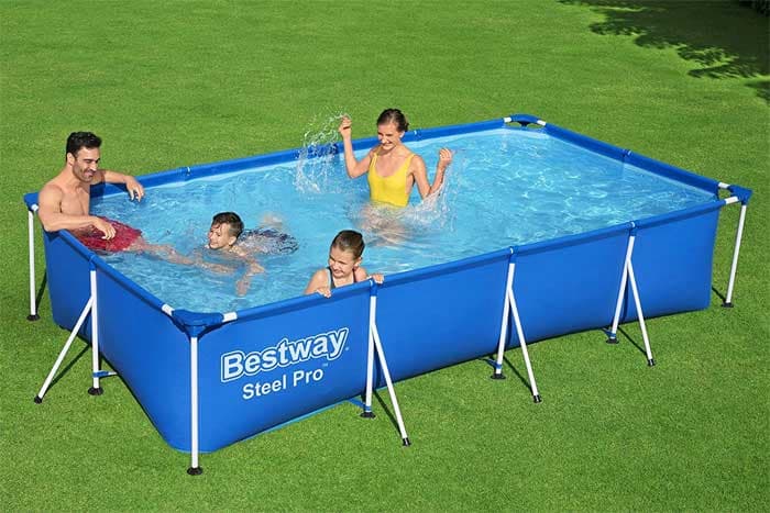 Bestway 56405 Pravougaoni bazen sa metalnom konstrukcijom 400 x 211 x 81