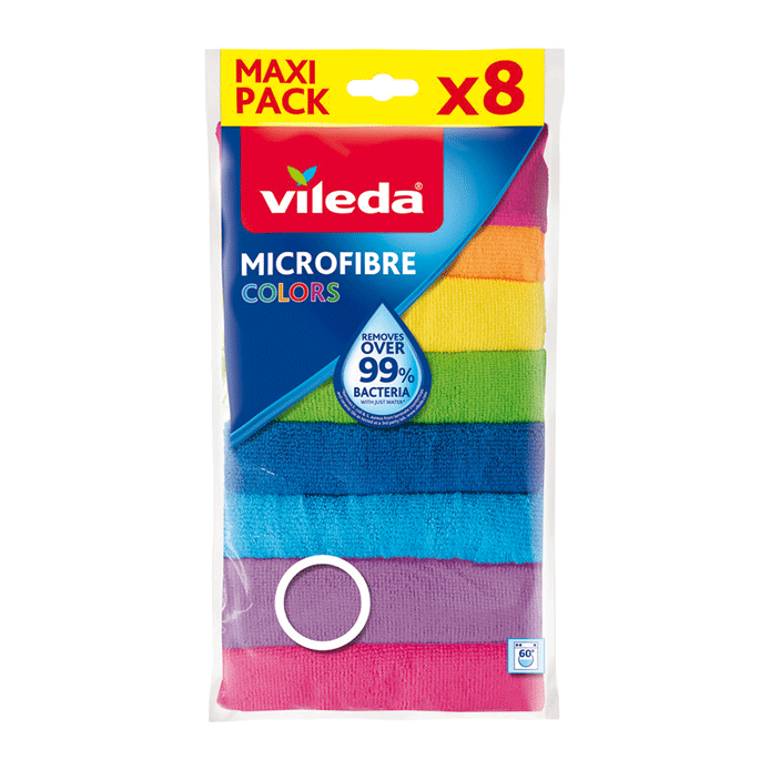 Vileda višenamenska krpa Microfibre Colors 8/1