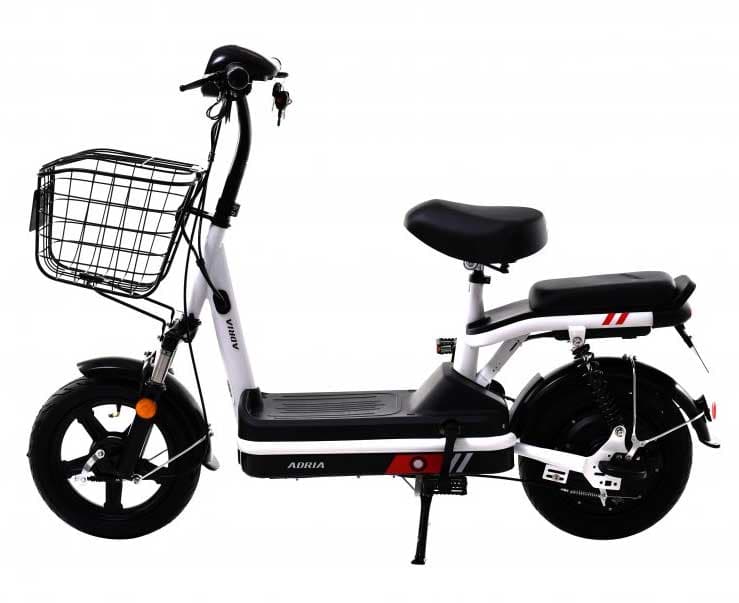 Električni bicikl Adria SKQ-48 crno-beli