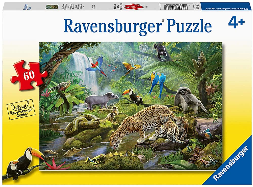 Ravensburger Dečije puzle 60 delova - Životinje iz prašume 05166