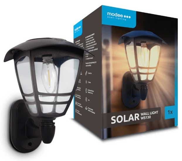 Zidna solarna lampa Fenjer ML-WS130