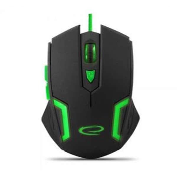 Esperanza Gaming optički miš USB Fighter Zeleni
