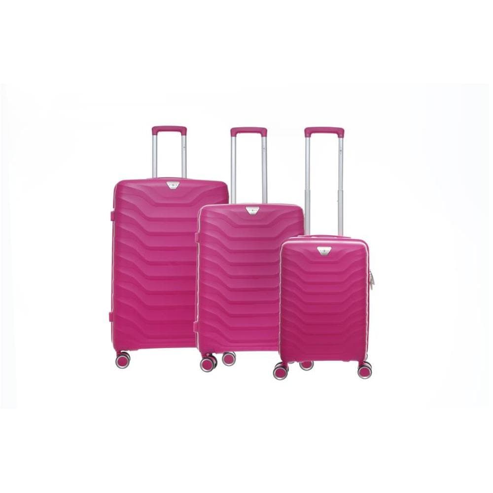 Putni koferi od polipropilena Komplet Enova Longbeach raspberry rose 526340