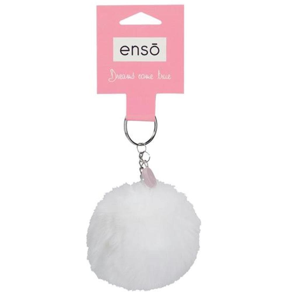 Privezak za ključeve torbu ranac Enso Pompon white 94702