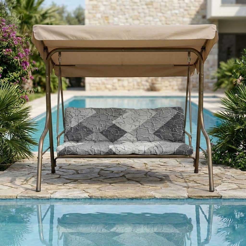 Jastuci za Baštensku Ljuljašku 180x65x65cm GREY STONE