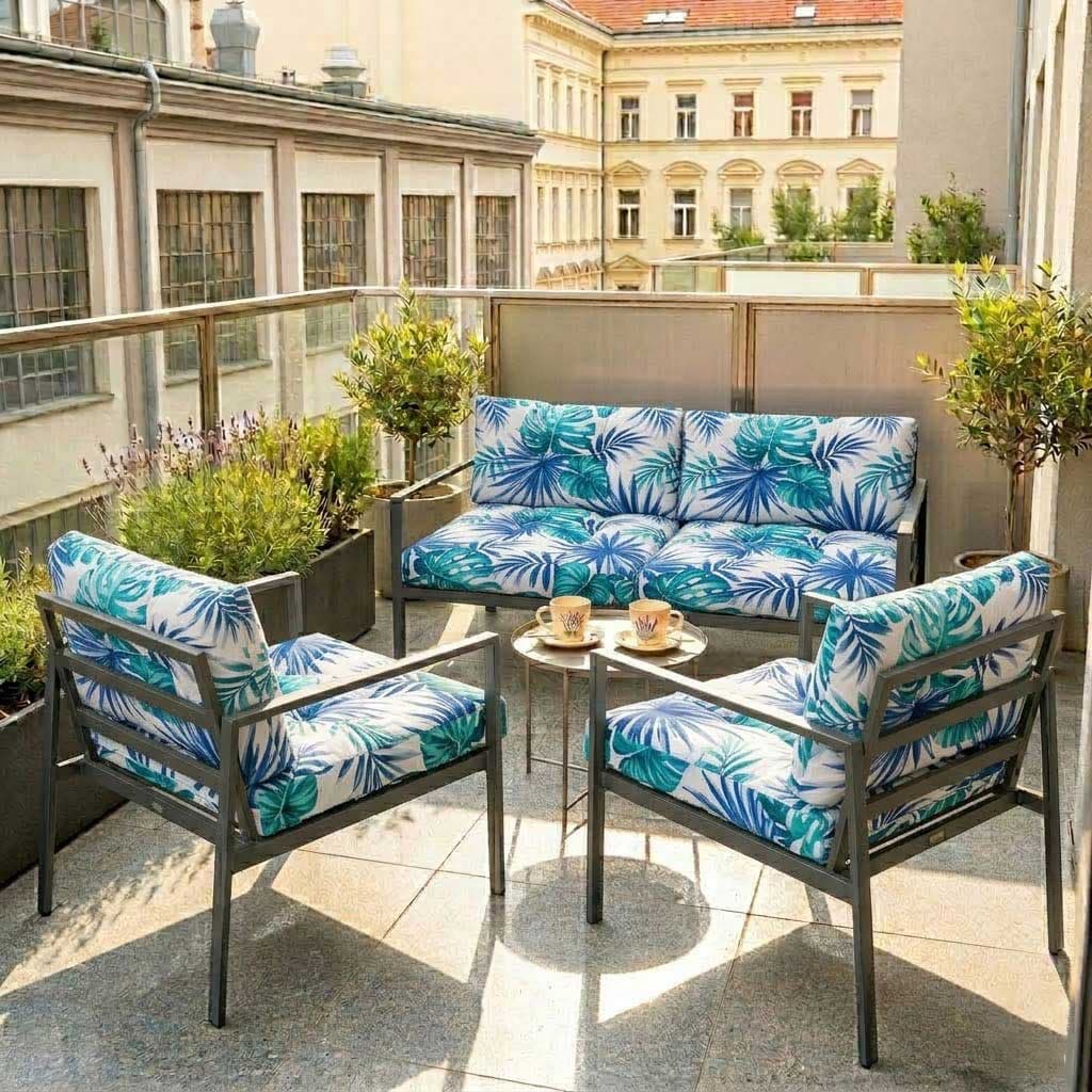 Jastuci Za Baštensku Garnituru Sa Niskim Naslonima - Dvosed i Dve Fotelje TROPICAL