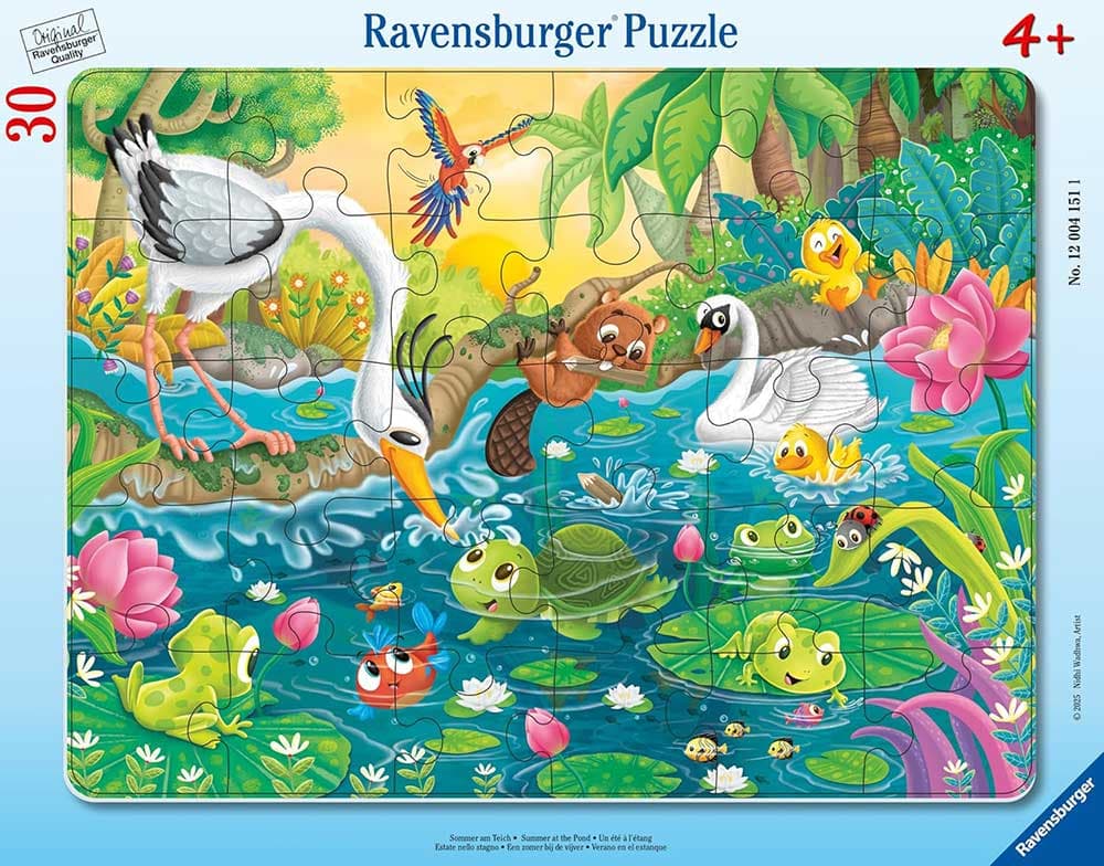 Puzzle za decu 30 delova Leto na jezeru Ravensburger 12004151