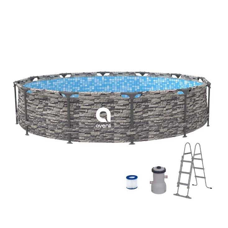 Avenli Montažni bazen sa pumpom i merdevinama 360x100cm 8816l 375102