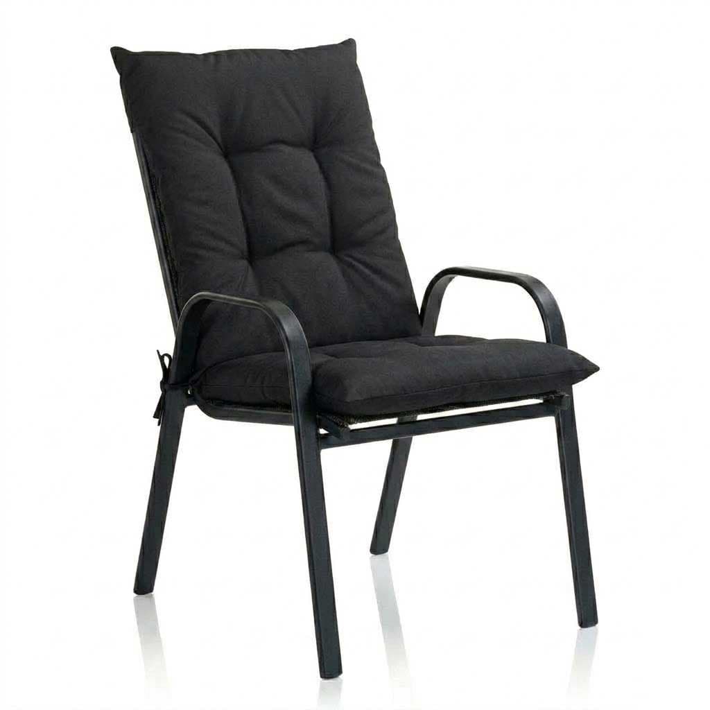 Jastuk Za Stolicu Sa Naslonom 1 kom. 50x110 BLACK