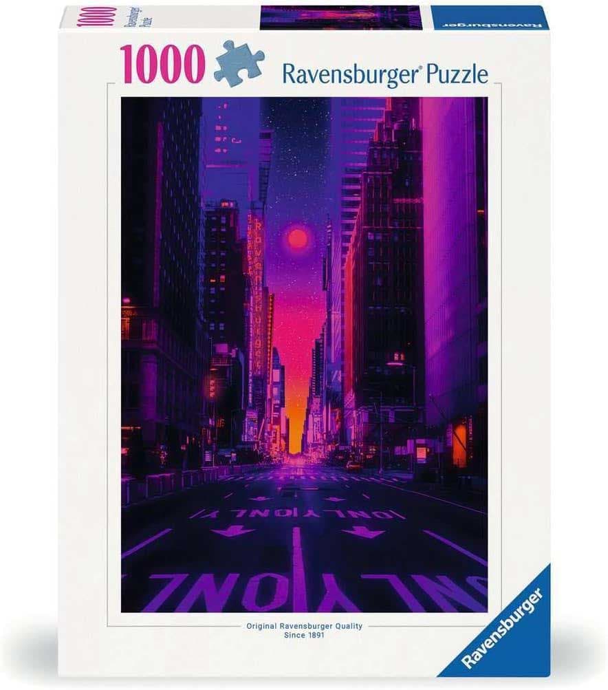 Puzzle slagalica 1000 delova Njujork u neonskim svetlima Ravensburger 12001436