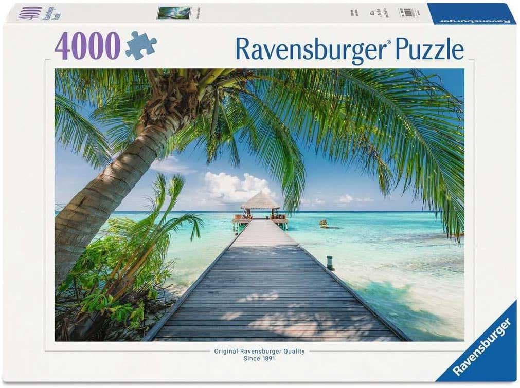 Puzzle slagalica 4000 delova Maldivi Plaža iz snova Ravensburger 12001737