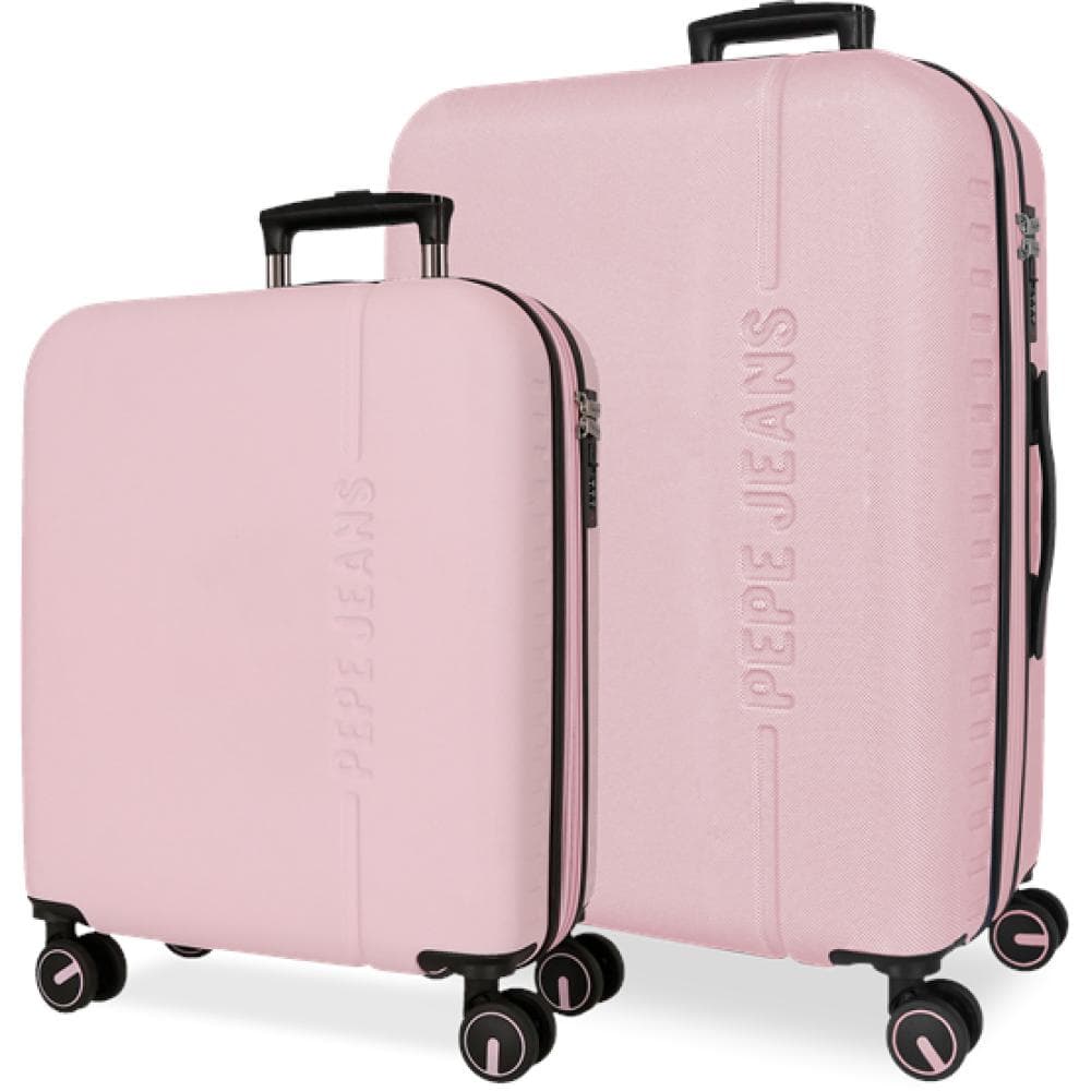 Komplet proširivih ABS kofera 55cm i 68cm PJL Montana orchid pink 75689