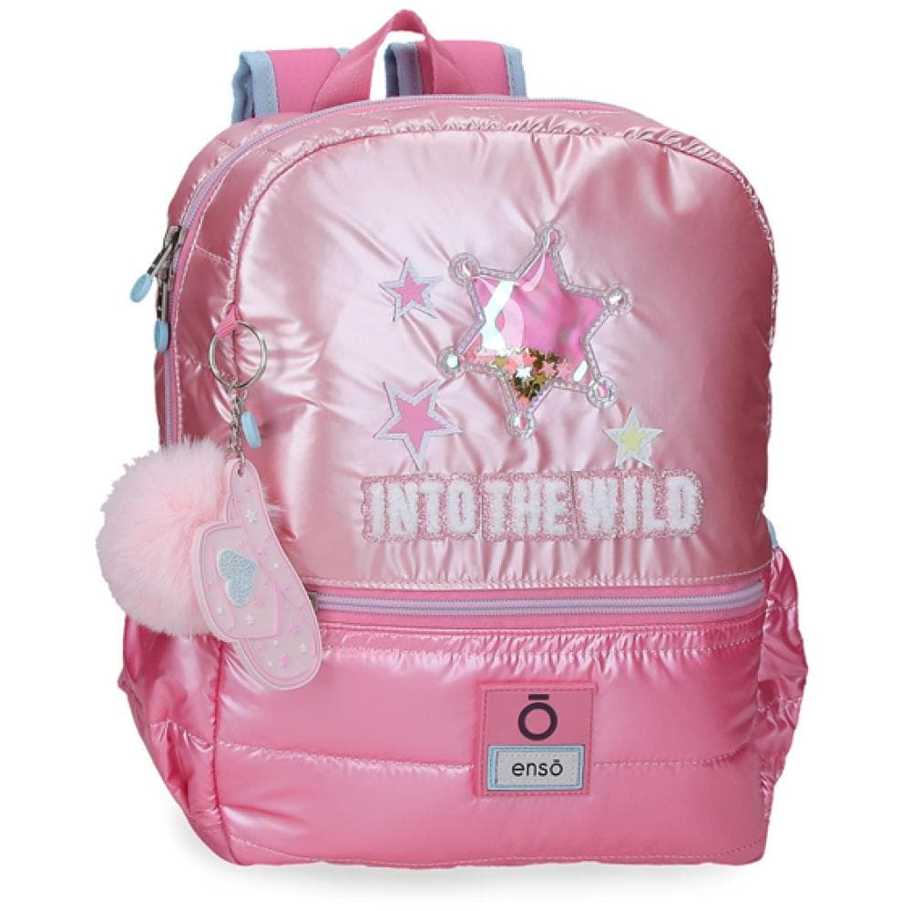 Ranac za devojčice 33cm Enso Into The Wild pink 99822