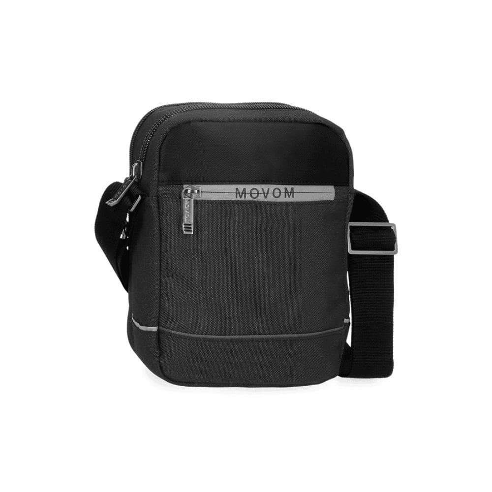 Muška torbica 22cm sa 2 pregrade Movom Trimmed black 51755