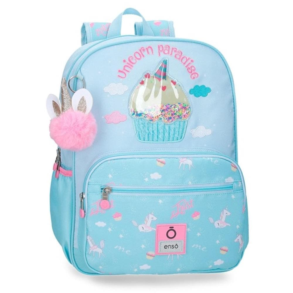 Ranac 38cm za predškolsko i školu Enso Unicorn Paradise blue 99423