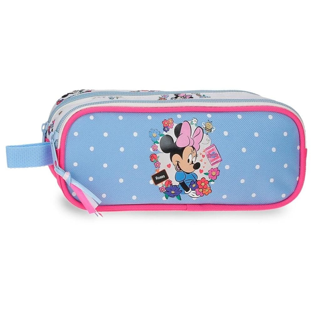 Pernica sa 2 pregrade Disney Minnie Flowers blue 43142