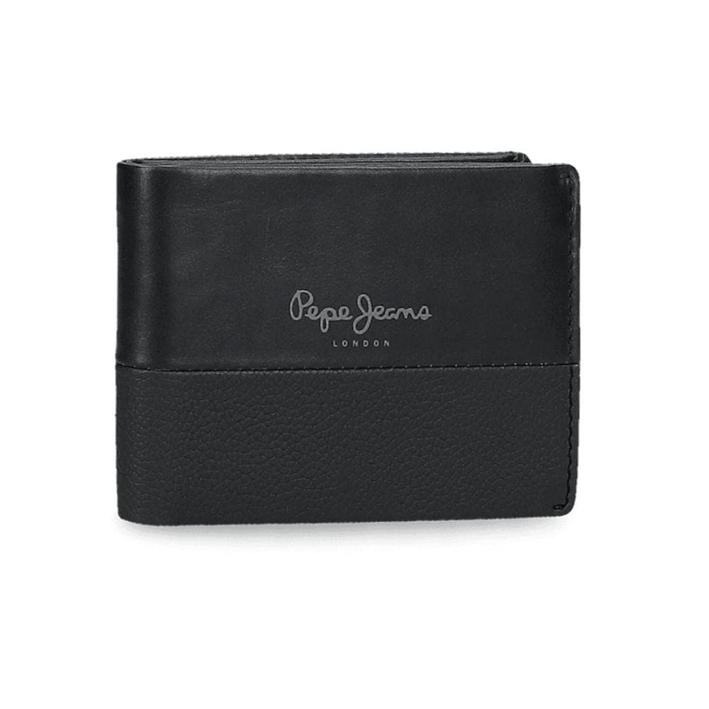 Muški kožni novčanik na preklop PJL Dual black 78331