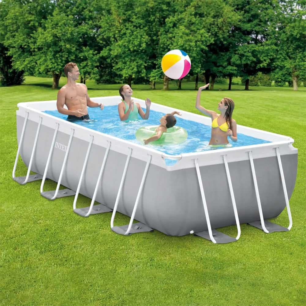Intex Prism Frame Pravougaoni bazen sa pumpom i merdevinama 400x200x122cm 26790