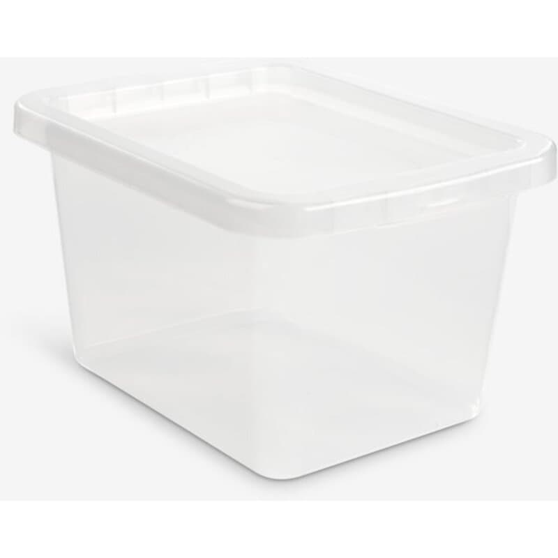 Kutija za odlaganje BASIC BOX 9L sa providnim poklopcem