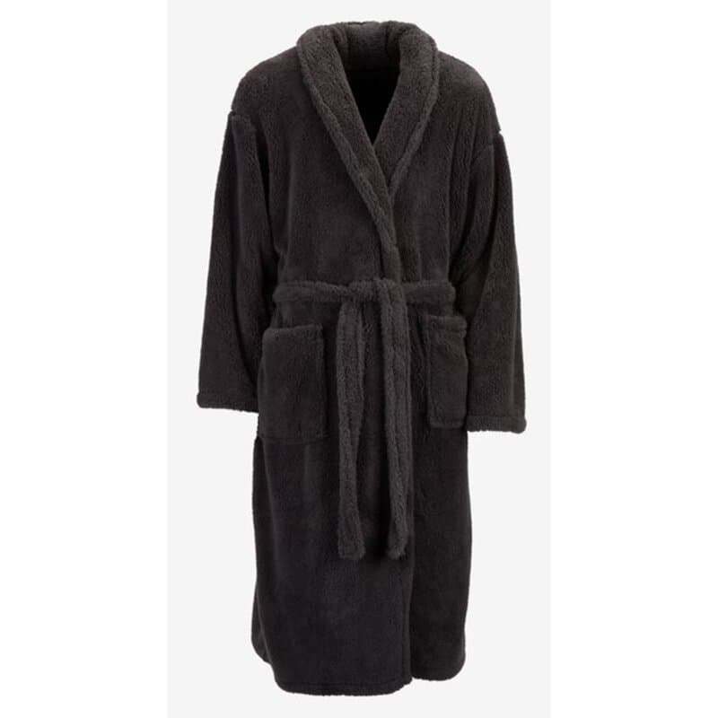 Bade mantil SIMRIS L/XL antracit – 100% poliester, 260 g/m²