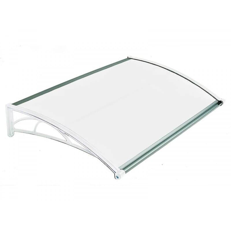 Nadstrešnica za Vrata Valtellina 82x120cm Bela Baza Opal Ploča 6mm