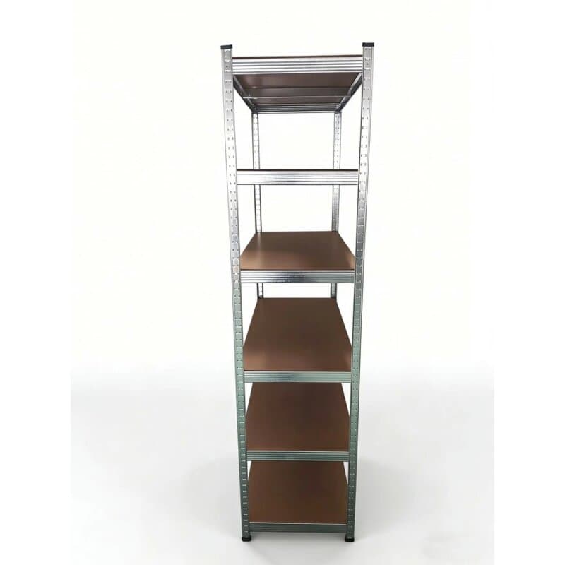 SuperHome Metalna Montažna Polica 200x100x50cm, 6 Polica, Nosivost 1050kg