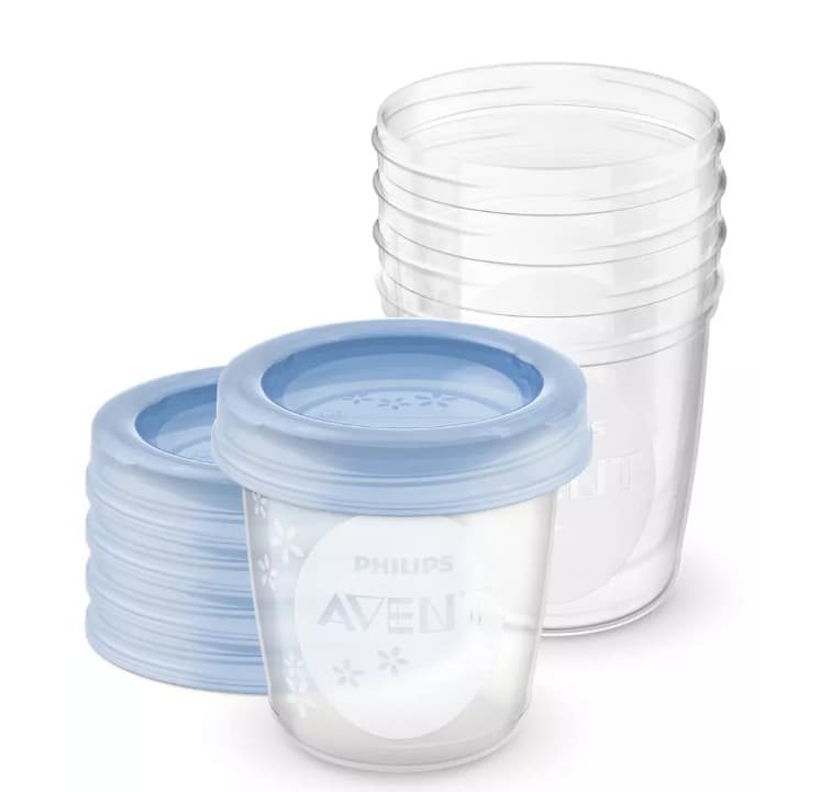 Philips Avent Čašice Via 5 kom. za odlaganje izdojenog mleka i hrane SCF619/05