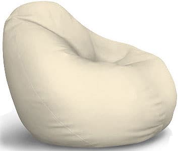 Lazy Bag Fotelja Od Šoteksa Bela S