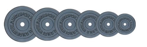 Tegovi 2x10kg crni standardni liveni - RX PLO1-10