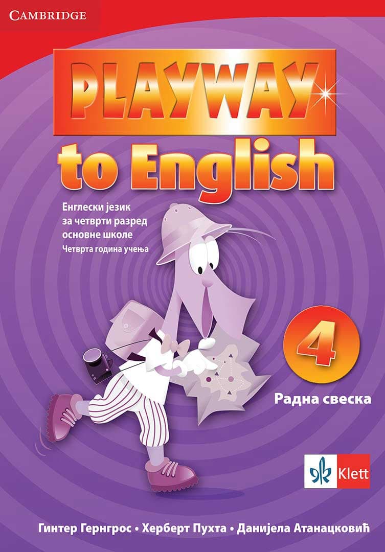 Playway to English 4 Radna sveska uz udžbenik sa QR kodom iz engleskog jezika za četvrti razred osnovne škole Klett