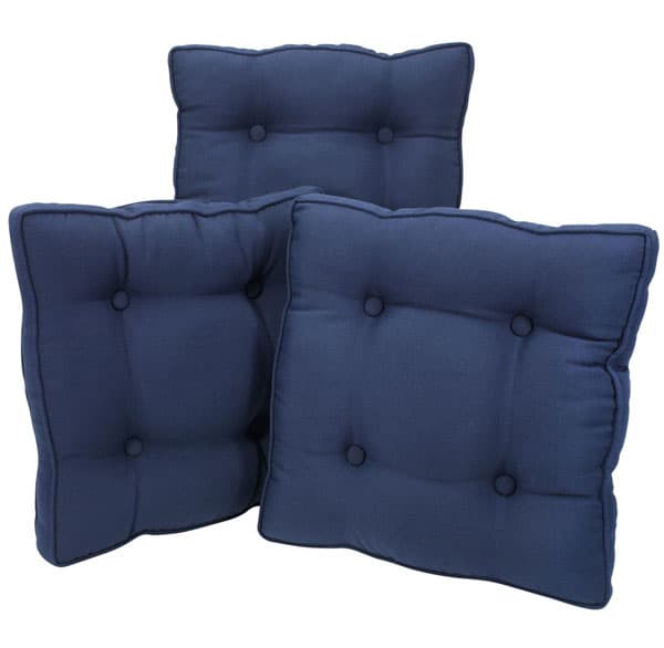 Futon jastuče za stolice ANNEBELL 40x40x5 plava 4 komada