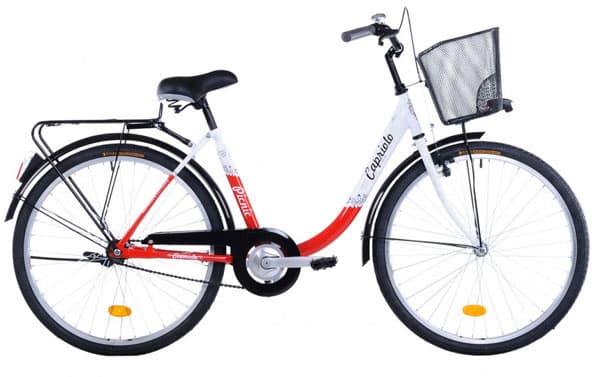 Bicikl CTB City Bike PICNIC 26HT crveno-belo 912251-17