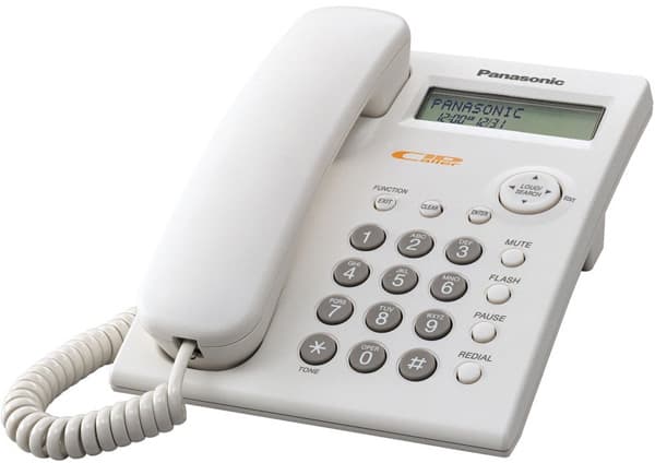 Fiksni žičani telefon Panasonic KX-TSC11 beli sa identifikacijom poziva