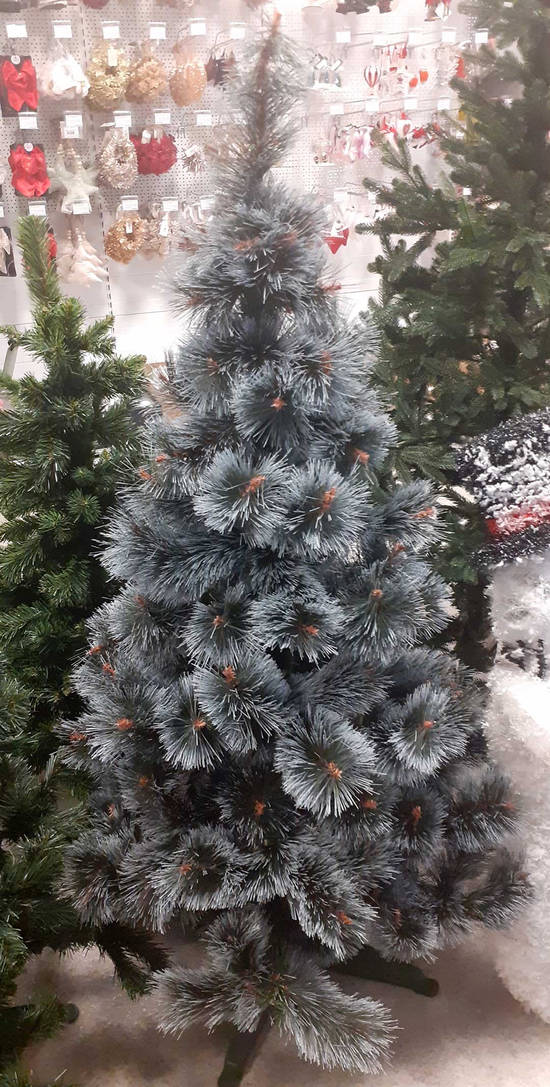 Novogodišnja Jelka - Stjordal - Gusta Sa Belim Vrhovima - Mraz - 120 cm