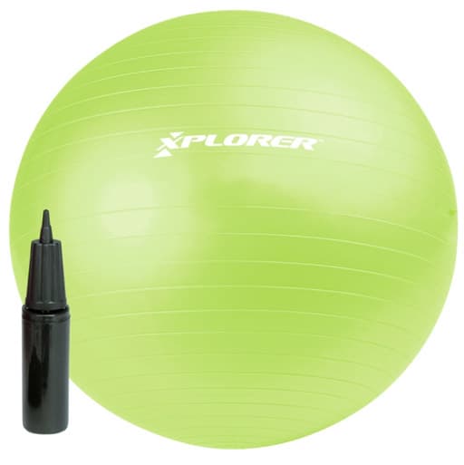 Pilates lopta X-plorer 65cm sa pumpom zelena