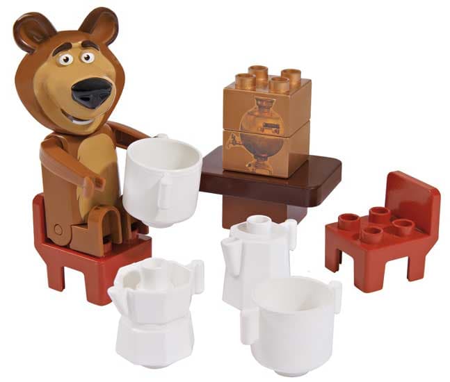 Play Big Kocke Maša i Medved - Meda pije čaj SB57090