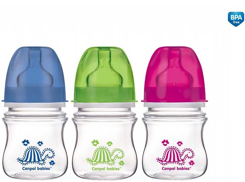 Canpol Babies Antikolik flašica za bebe 120ml Easy Start Colorful Animals 35/205