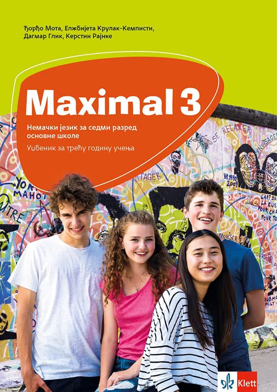 KLETT Nemački jezik 7, Maximal 3, udžbenik za sedmi razred